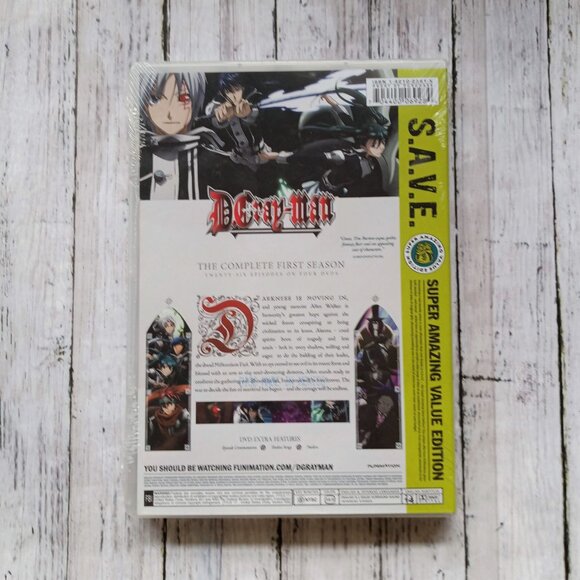 D. Gray-Man The Complete First Season Animated Series 4 DVD Set - Picture 2 of 2